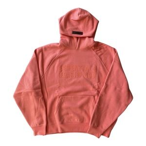 Fear Of God Essentials Hoodie Coral